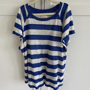 Bellerose - Blue White Striped Linen Shirt